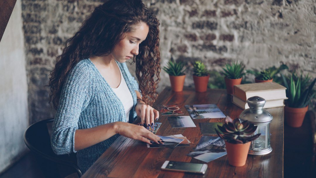 person reviewing budget at home